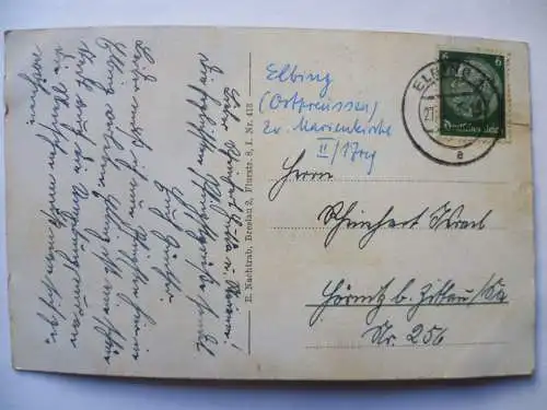 AK Elbing Schmiedestraße Ratsapotheke