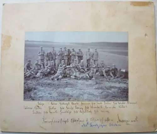 Originalfoto III. Grenzjäger Potsdam um 1900