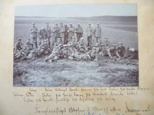 Originalfoto III. Grenzjäger Potsdam um 1900