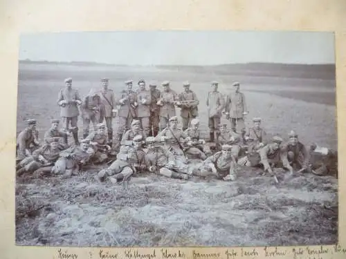 Originalfoto III. Grenzjäger Potsdam um 1900