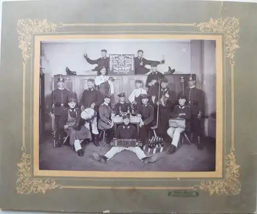 Originalfoto Reservistenbild Grenad. Regiment 100 Dresden 1911-1912