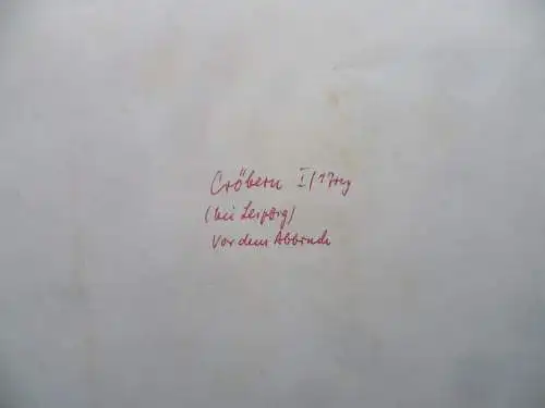Großes Orig.Foto Cröbern bei Leipzig Altarraum der abgebrochenen Kirche