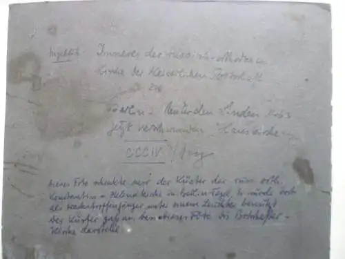 Seltenes Foto Inneres der Hauskirche der Kaiserl. Russischen Botschaft Berlin