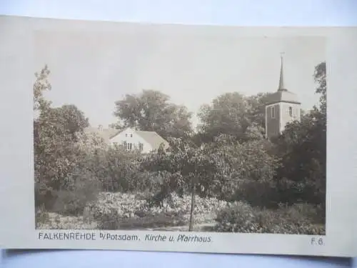 2 AK Falkenrehde b. Potsdam Kirche