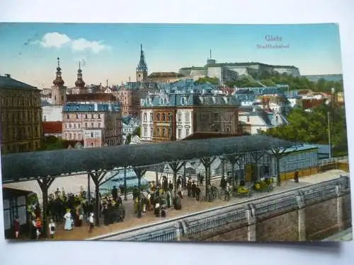AK Glatz Stadtbahnhof