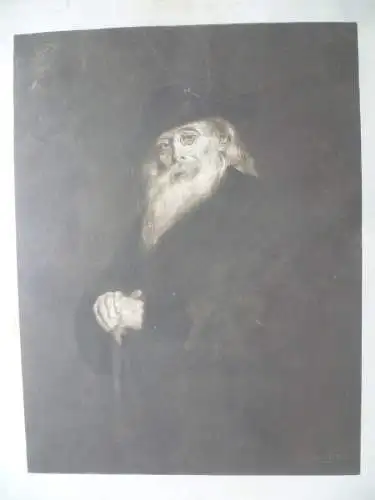 Professor Edward Emerson Radierung Franz von Lenbach 1894