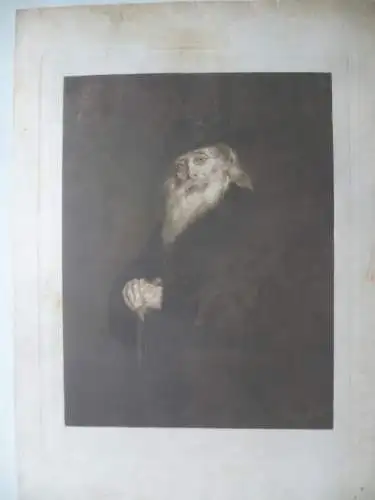 Professor Edward Emerson Radierung Franz von Lenbach 1894