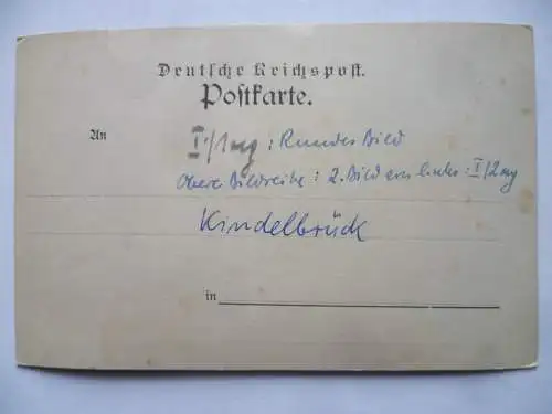 AK Kindelbrück 8 Ansichten 3 Gasthäuser