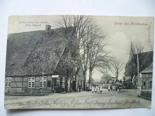 AK Kirchbarkau Gasthof Unter den Linden