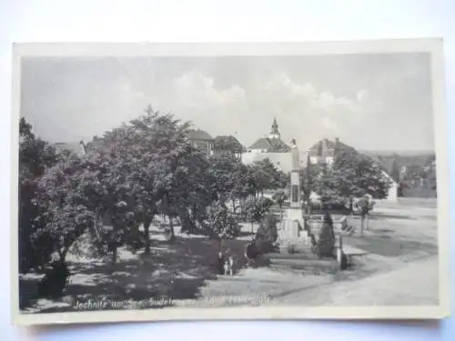 AK Jechnitz am See Sudetengau A.H.platz