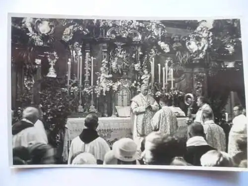 AK Hohenelbe Klosterkirche Messe Feier der 200jährigen Jubiläums-Renovierung