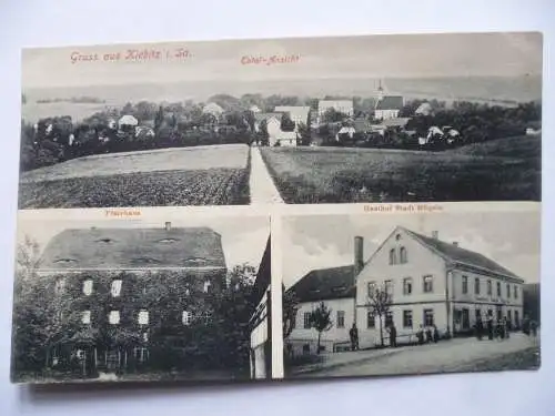 AK Kiebitz i.Sa. Pfarrhaus Gasthof Totalansicht