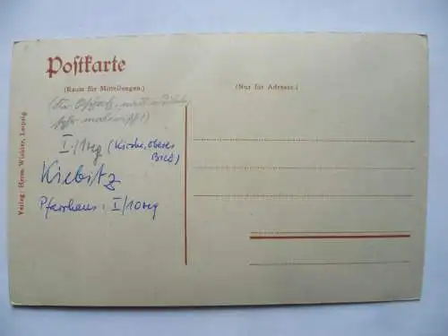 AK Kiebitz i.Sa. Pfarrhaus Gasthof Totalansicht