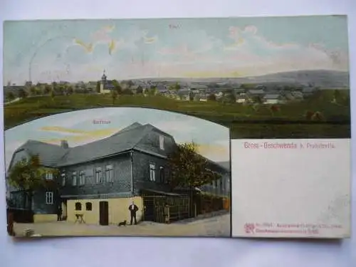 AK Gross-Geschwenda bei Probstzella Gasthaus