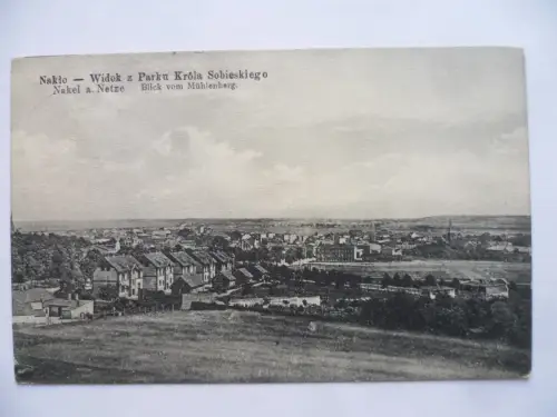 AK Nakel a. Netze Blick vom Mühlenberg