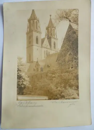 20 Foto-AK Else Bäumer Magdeburg Kirchen Fotokunst