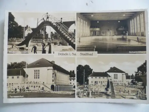 AK Döbeln Stadtbad 4 Ansichten