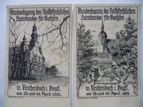 2 AK Bundestagung des Volkskirchlichen Laienbundes für Schsen 1928 Reichenbach