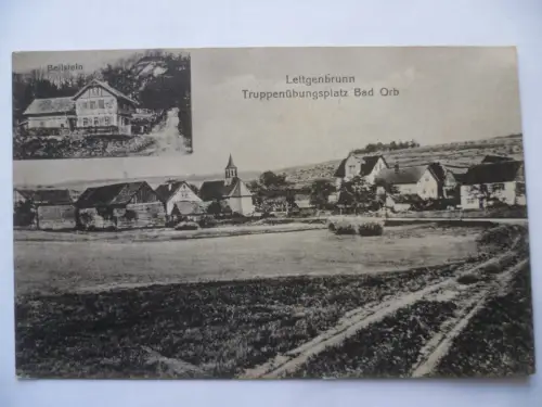 AK Lettgenbrunn Truppenübungsplatz Bad Orb / Beilstein
