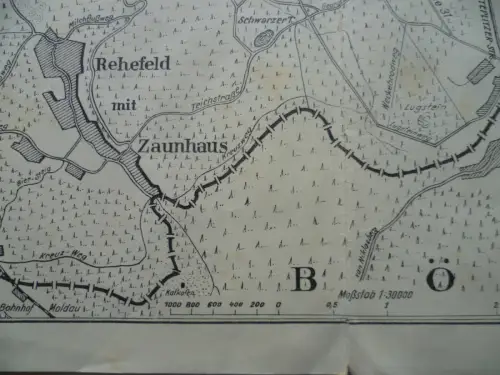 Landkarte Die Umgebung vom Berghof Raupennest Altenberg i.E.