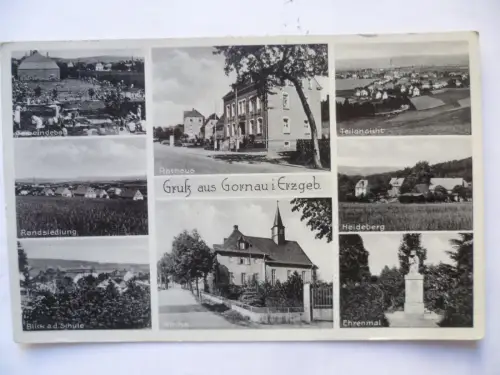 AK Gornau Erzgebirge 8 Ansichten