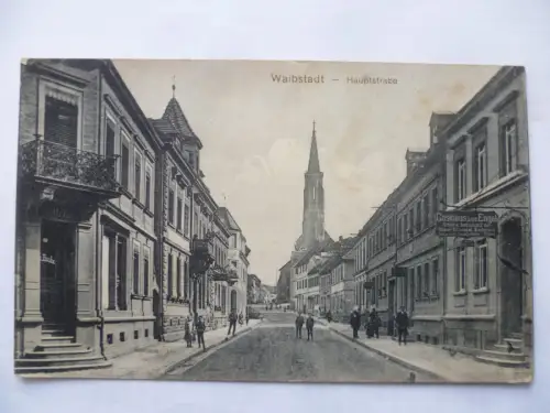 AK Waibstadt Hauptstraße