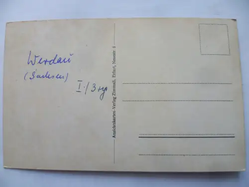 AK Werdau in Sachsen Kriegerehrenmal in der Stadtkirche
