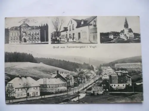 AK Tannenbergstal Vogtland 4 Ansichten