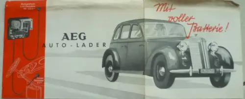 Werbeblatt AEG Autolader 1939