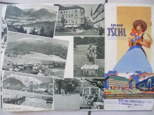 Panoramaansicht Salzkammergut Deutschland(!) 1939