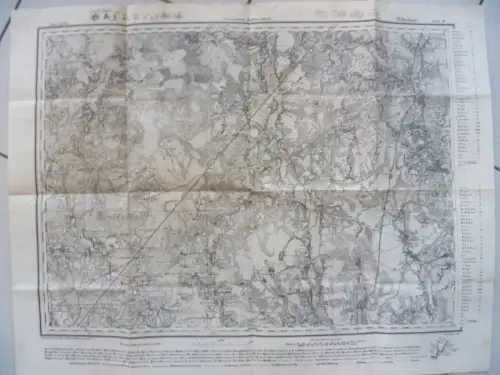 Kriegskarte I.WK Russland St. Bychow Reihe XVI Blatt 8