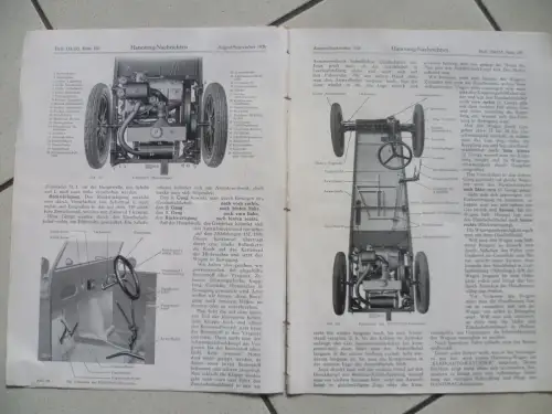 Hanomag-Nachrichten Heft 154/155 August/September 1926