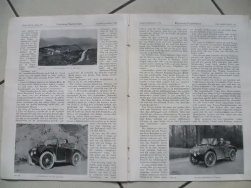 Hanomag-Nachrichten Heft 154/155 August/September 1926