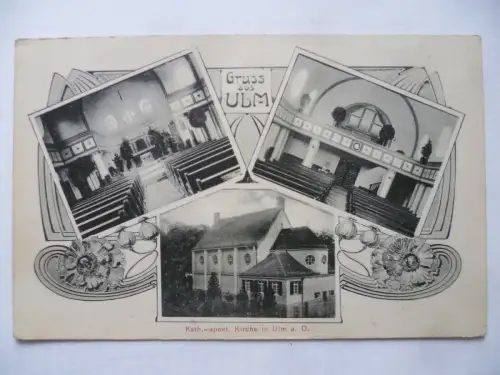 AK Ulm an der Donau Kath.-apost. Kirche