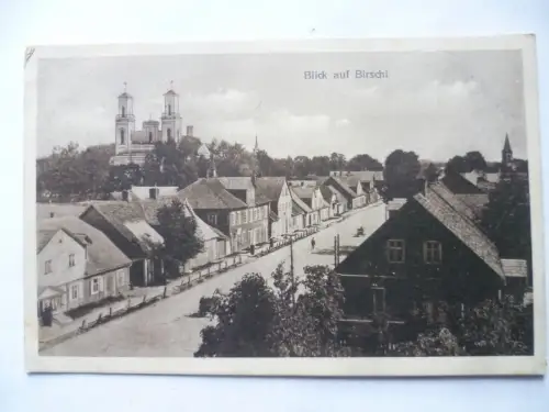 AK Birschi Birsen Biržai Litauen Straßenansicht