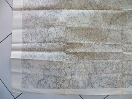 Riesige Kriegskarte I.WK Litauen Belarus 1917