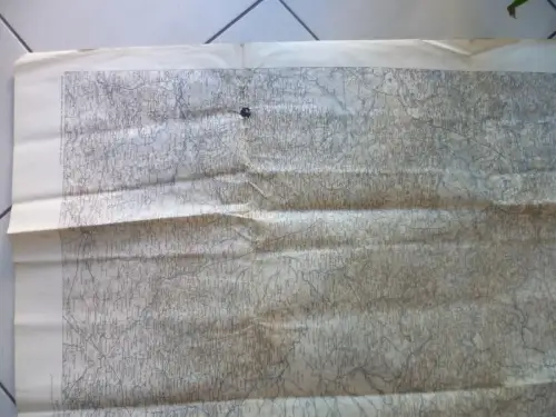 Riesige Kriegskarte I.WK Litauen Belarus 1917