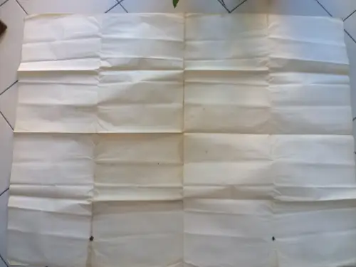 Riesige Kriegskarte I.WK Litauen Belarus 1917