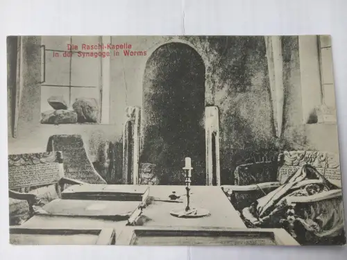 AK Worms Die Raschi-Kapelle in der Synagoge