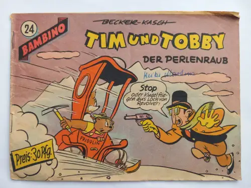 Comicheft Bambino 24 Tim und Tobby der Perlenraub