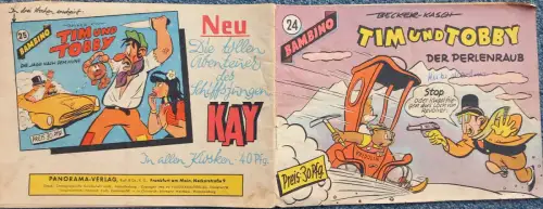 Comicheft Bambino 24 Tim und Tobby der Perlenraub
