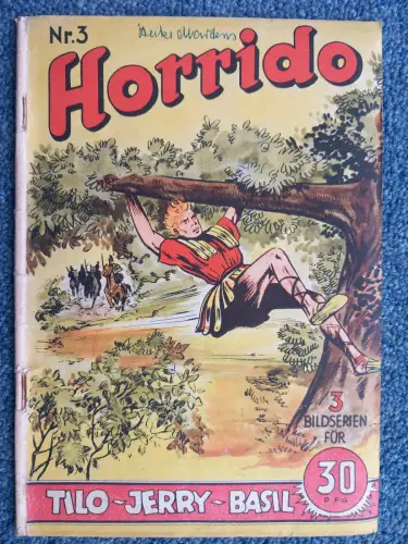 Comicheft Horrido Nr. 3 Tilo-Jerry-Basil