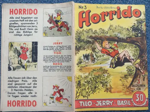 Comicheft Horrido Nr. 3 Tilo-Jerry-Basil