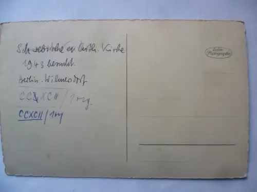 AK Berlin Wilmersdorf Schwedische evang. Kirche