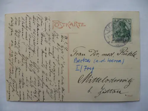 AK Berka an der Werra Untertor + Ort von der Linde gesehen