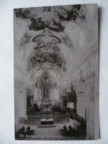 AK Amorbach Abtei-Kirche Inneres