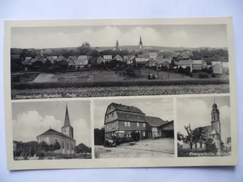 AK Dickenschied Total Gasthaus zur Post Kirchen