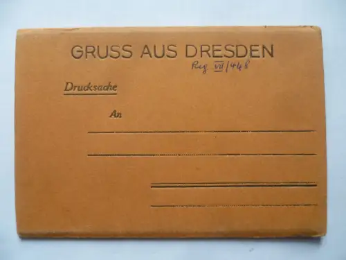 Mäppchen Gruß aus Dresden mit 12 farbigen Ansichten