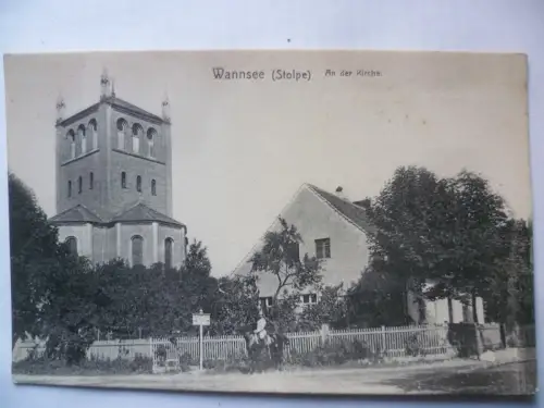 AK Berlin Wannsee (Stolpe) An der Kirche