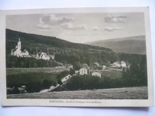 AK Bayrisch Eisenstein Gasthof-Pension Neuwaldhaus